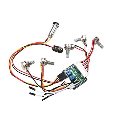 Active Bass EQ Control System 5 Potentiometer Preamp Module image 2