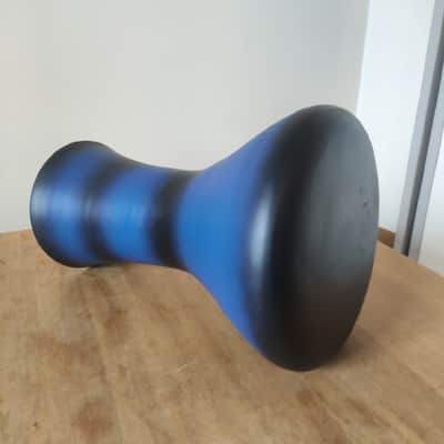 Sonika Sonika all clay practice darbuka 2020's - Black and deep blue finish image 7