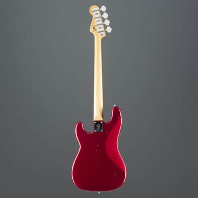 Fender AS Nate Mendel P-Bass RW CAR Candy Apple Red - 4-String Electric Bass image 2