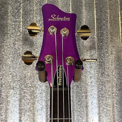 Schecter FreeZesicle-4 Ricky "Freeze" Smith Morris Day and the Time 4 String Bass Freeze Purple #1315 image 3