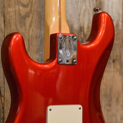 Fender 50th Anniversary American Series Stratocaster with Maple Fretboard 2004 - Chrome Red image 13