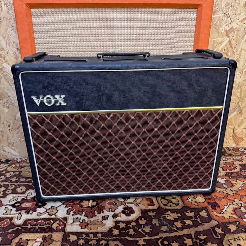 Vintage 1970s Vox AC30 2x12 Guitar Combo Amplifier EMPTY Unloaded Box image 1