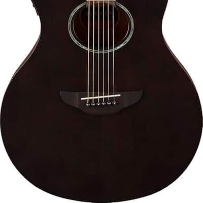 Yamaha APX600M Thinline Acoustic Guitar - Matte Smoky Black image 3