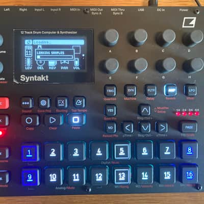 Elektron Syntakt 12 Track Drum Computer & Synthesizer 2022- Present - Black image 14