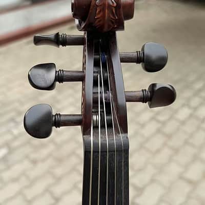 SONG Master 5 string Violin 4/4,Bird's eye wood Shell Purfling,Great sound#15828 image 10