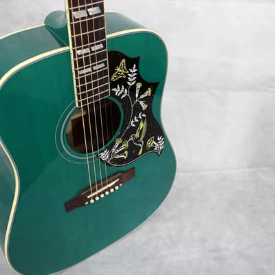 2025 Gibson Hummingbird Standard - Translucent Teal image 10