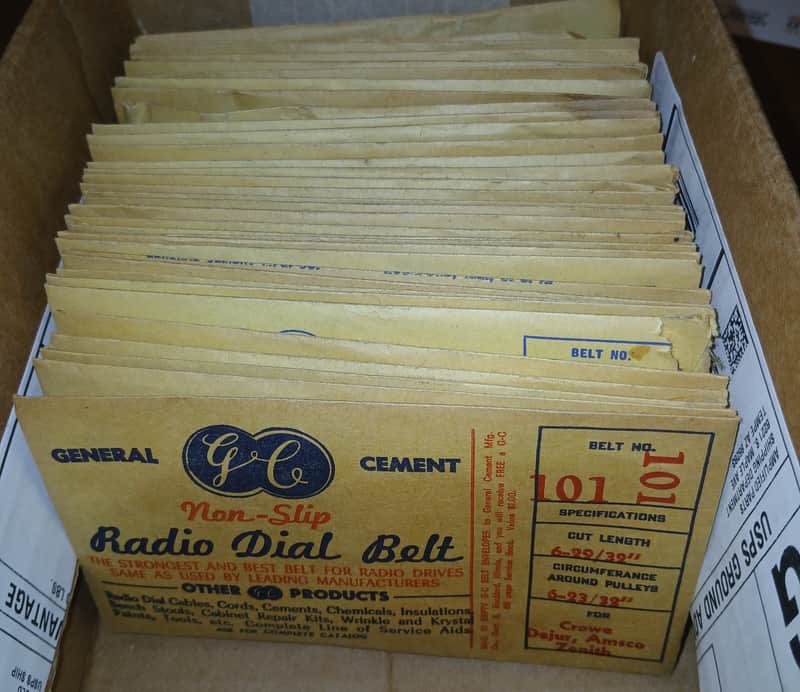 NOS Radio Dial Belts - Qty 34 image 1