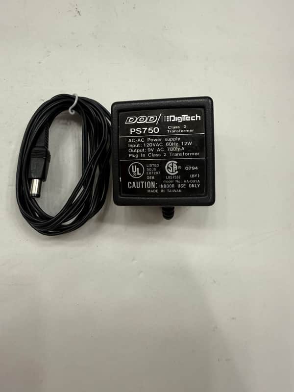 DOD Digitech PS750 9v-10v AC 780mA Guitar Effect Pedal OEM Power Supply Adapter image 1