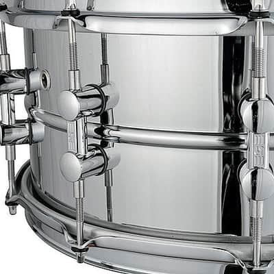 Sonor Kompressor 14" x 6.5" Steel Snare Drum image 6