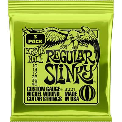 Ernie Ball 3221 Regular slinky 10-46 - pack de 3 image 1