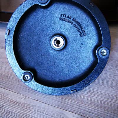 Vintage 1970's Atlas Sound MS12C microphone floor stand variant w GN-19 gooseneck, P3F XLR connector and cable Shure Electro Voice MS11C MS10C # 1 image 14