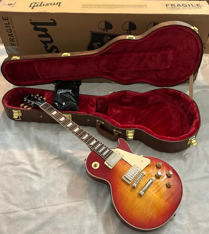 2025 Gibson Les Paul Standard 50's Figured Top Heritage Cherry Sunburst 8.9 Lbs