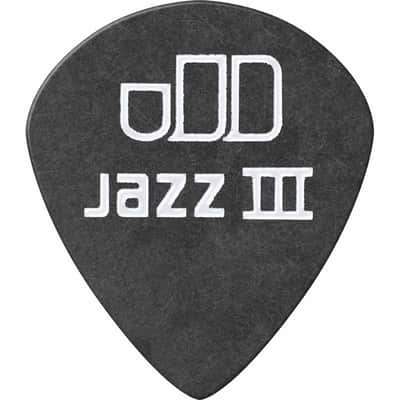 DUNLOP 482R50 Pitch Black Jazz III - Tortex Pitch Black Jazz, sachet de 72, 0.50 mm image 2