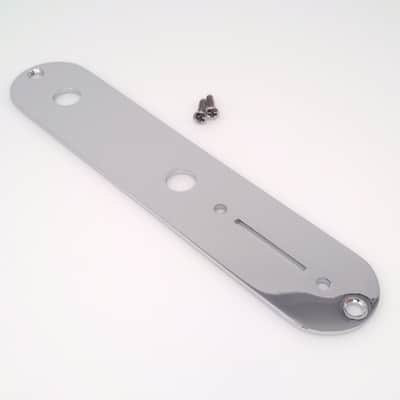 True Custom Shop® Chrome Vintage Control Plate for Fender Tele Telecaster Guitars image 1