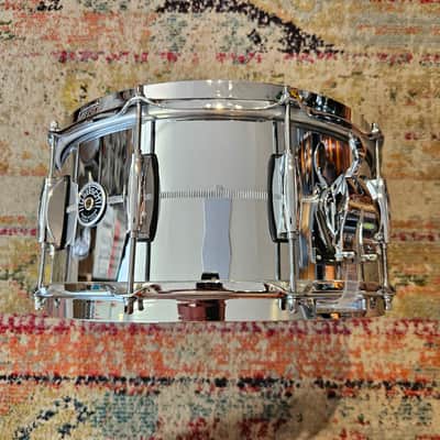 Gretsch Brooklyn 14x6.5" Chrome Over Brass Snare - 1.2 MM Brass Shell image 3