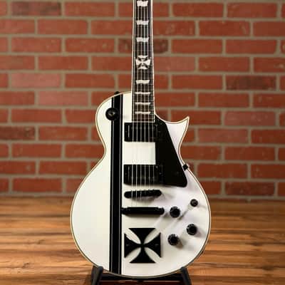ESP LTD Signature Series James Hetfield Iron Cross Electric Guitar - Snow White image 1