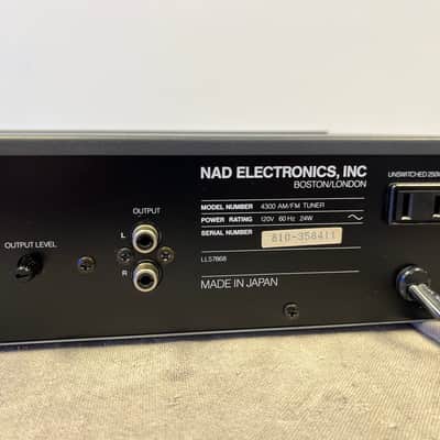 VINTAGE "NAD" STEREO TUNER 4300 image 9