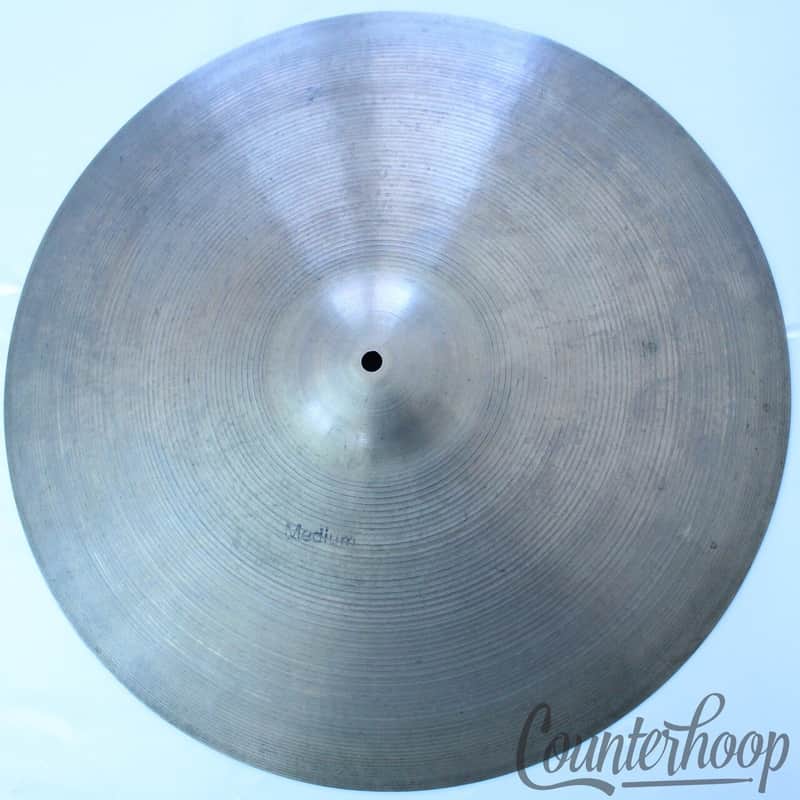 Pasha 20" UFIP Rogers Ride/Crash Cymbal 1981g Thin B20 Vintage 60s Italian Italy image 1