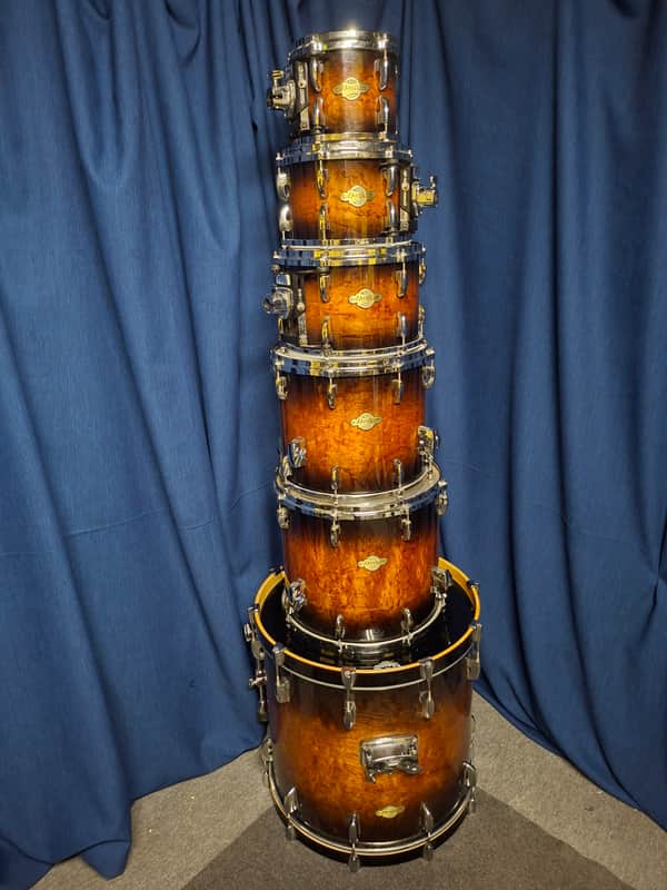 Pearl Masters MCA Limited Edition 22/8/10/12/14/16 – Rare Lava Bubinga Exotic Shell Set image 1