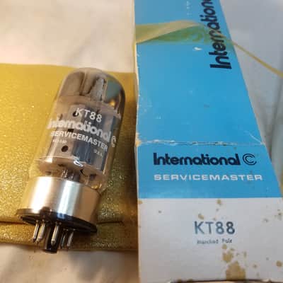 G.E Tight Matched Pair (2) KT88 tNOS AT1000 TESTED Vacuum Tubes 6550 USA Beam Power Tetrode 1957-1970 image 2