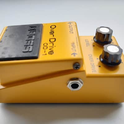 Vintage Boss OD-1 Over Drive #500 JRC4558D (Black Label) 1977 - 1985 image 4