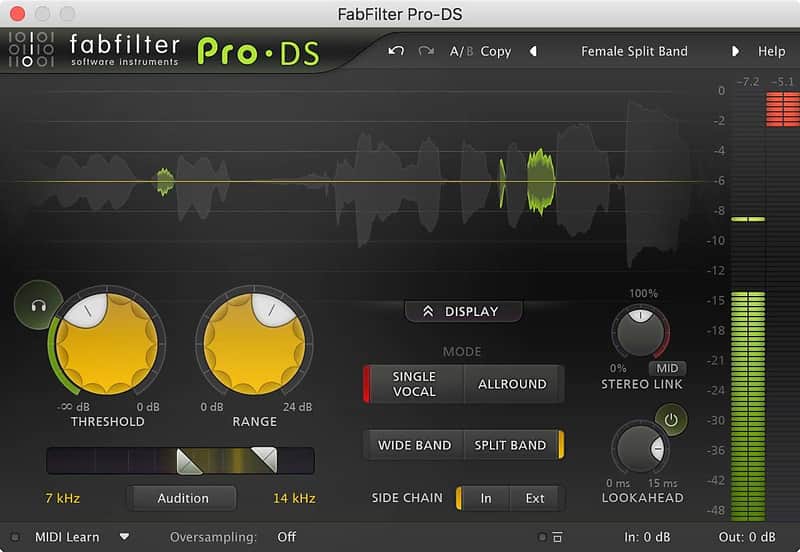FabFilter Pro-DS De-Esser image 1