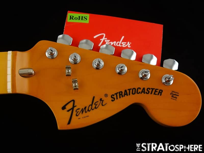 Fender AV II American Vintage 1973 Strat NECK & TUNERS 73 Stratocaster Maple image 1