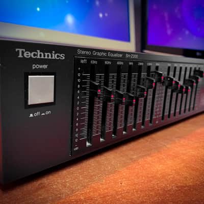 TECHNICS SH-Z200 🌈RaRe🌈 Vintage Stereo Graphic Equalizer image 2