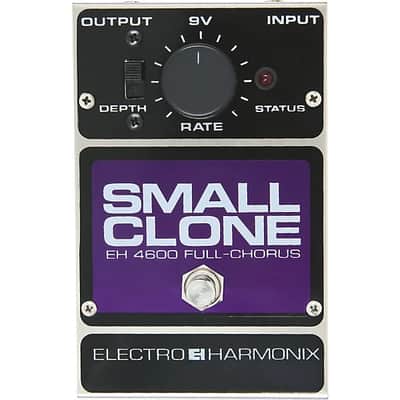 Electro-Harmonix Small Clone Analog Chorus Guitar Effects Pedal 2024 - Gray , Black , & Purple image 1