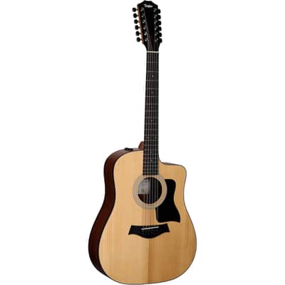 Taylor 150ce Dreadnought Acoustic-Electric Guitar, 12-String (with Gig Bag) image 6