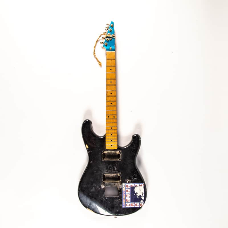 Ibanez Roadstar II Black Smashed & Gutted Guitar Body Owned by Sonic Youth image 1