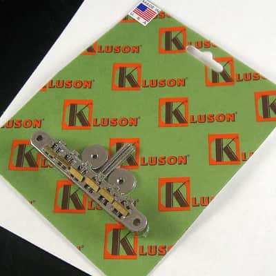Kluson KABRWRB-N ABR-1 Tune-o-Matic Bridge with Raw Brass Saddles
