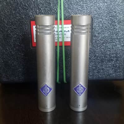 Neumann KM 84 Small Diaphragm Cardioid Condenser Microphone Stereo Pair 1966 - 1992 - Nickel image 1