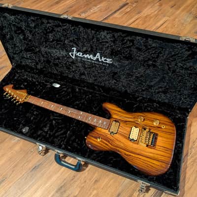2018 JamAxe USA Custom Tele Floyd HH Electric Guitar 2018 Natural Figured W/OHSC Super Clean image 9