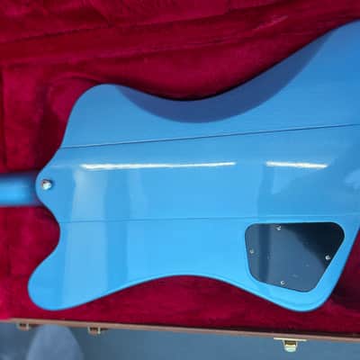 Gibson Firebird T 2017 - Pelham Blue + Vibramate Bigsby B5 + String Spoiler image 7
