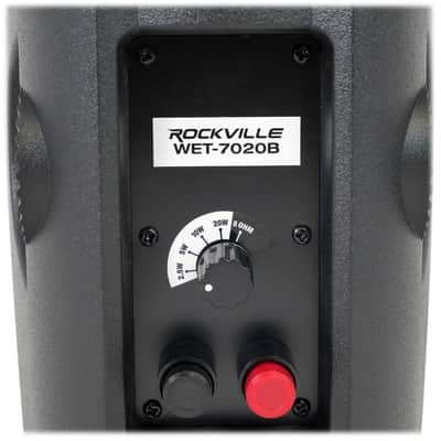 (6) Rockville WET-7020B Black Home Theater Wall Speakers For Living Room/Office image 10