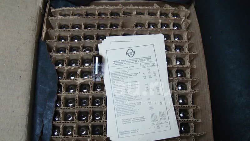 6N3P-E /2C51/ ECC42/ 396A/ Miniature Double Triode Tubes NOS image 1