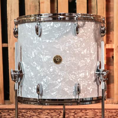 Gretsch USA Custom White Marine Drum Set - 18x22,8x10,8x12,14x16 - SO#1290367 image 6