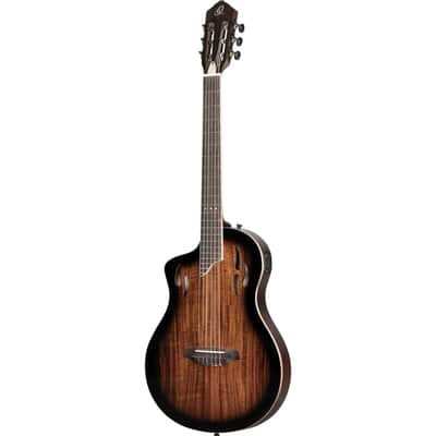 Ortega RTPDLX-ACA-L TourPlayer Series Solid Okoume Body Slim Neck Nylon 6-String Acoustic-Electric Guitar w/Gig Bag For Left Handed Player image 4