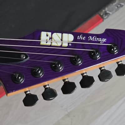 ESP The Mirage Custom Strat HSS Purple Ash MIJ Japan RARE Pre-Fender Deluxe image 1