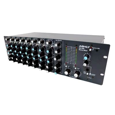 Ashly MX-508 3RU Rack-mountable 8-input Balanced Stereo Microphone Mixer w/ 3-band Sweep EQ & AUX Sends image 12