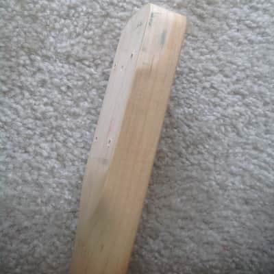 Usa Custom Jazz Bass neck fretless maple Unfinished image 9