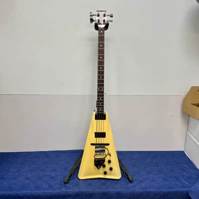 Vintage Travis Bean Wedge TB-4000 4-String Electric Bass Guitar Aluminum Neck with custom Anvil case & Roland GK-2A pickup image 2