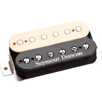 Seymour Duncan SH-4 JB Bridge Humbucker Pickup - Electric Guitar Pickup, Perfect for Blues, Country, Punk, Hard Rock, and Metal - Reverse Zebra image 1