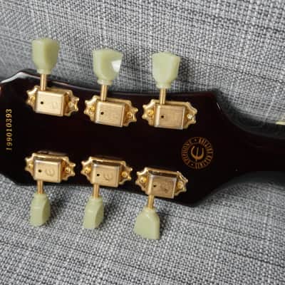 Epiphone Gibson Les Paul ES Hollow Body 1999 Dark Burst Rare Finish Solid image 8