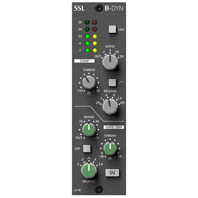 SSL 4KB DYN B-Series Dynamics Compressor/Limiter 500 Series Module image 1