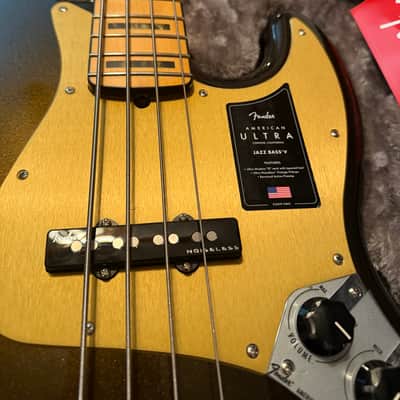 Fender American Ultra Jazz Bass with Maple Fretboard 2019 - Present - Texas Tea image 22