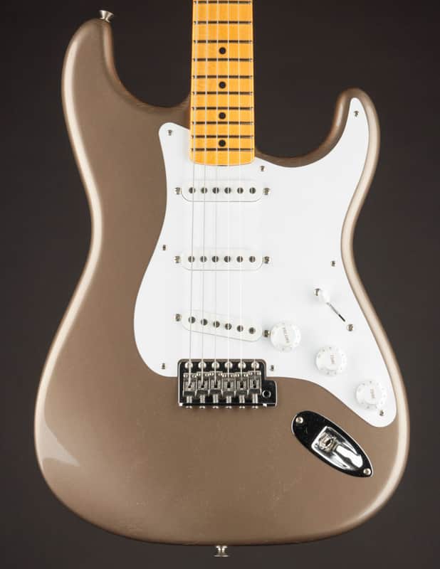 Fender Masterbuilt David Brown '50s Stratocaster Shoreline Gold/DLX Closet Classic image 1