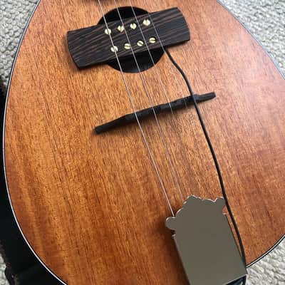 Krivo Mandobucker pickup for mandolin, octave mandolin, tenor guitar, bouzouki: Wenge ebony wood image 3
