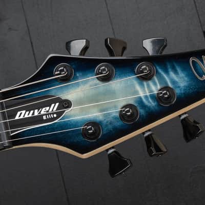 Mayones Duvell 6 Elite Curly Poplar - Turquoise Iris image 7